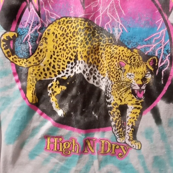 Crazy Cool Tie Died Def Leppard Short Sleeve T-shirt- Size Small - Picture 2 of 4